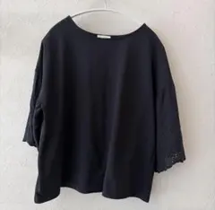 earth music&ecology 袖綿レース トップス フリーサイズ