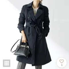 美品　組曲　KUMIKYOKU トレンチコート 中綿ダウン　ネイビー