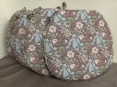 コンプトン柄　ダイニングシートクッション　4枚セット
