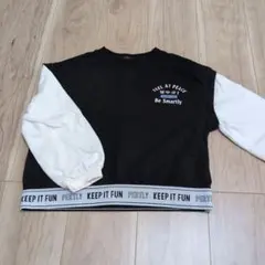 長袖カットソー 140 薄手のトレーナー