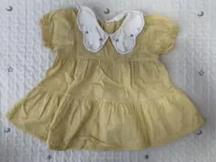 イエロー フリル付き チュニック