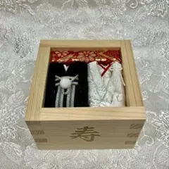 365 リングピロー　和　和婚　神前式　前撮り　枡　白無垢　ハンドメイド