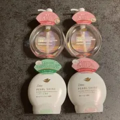 新品未使用♪Dove ダヴ パールシャイン 洗顔料 クレンジングオイル 2セットのサムネイル
