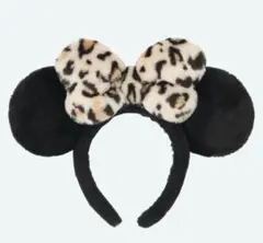 ディズニー　カチューシャ　ヒョウ柄