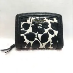 kate spade 二つ折り財布 KA016 250 　クリーム ブラック