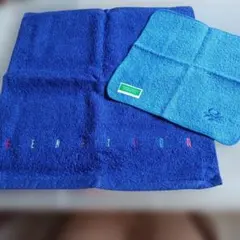 UNITED COLORS OF BENETTON タオルハンカチ ブルーのサムネイル