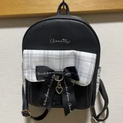 Chouette チェック柄ポケットリュック