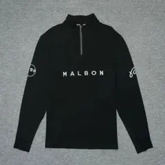 紺色XL マルボンゴルフ モックネック トレーナー メンズシャツ トップス 長袖 ゴルフウエア モックネック 長袖 Tシャツ プルオーバー メンズ