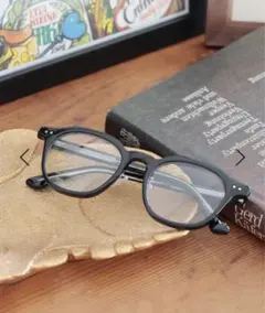 ニコアンド　オリジナルクラウンパント伊達メガネ