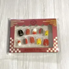 鬼滅の刃 オリジナルネイルチップ 煉獄杏寿郎 Mサイズ