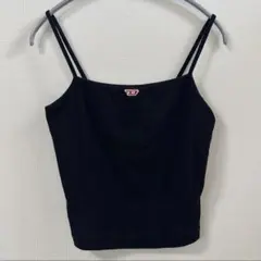 DIESEL T-HOP-D タンクトップ キャミソール ブラック M