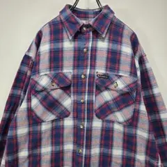 WRANGLER　ヴィンテージ　長袖　チェックシャツ　M　ラングラージャパン製
