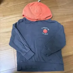 【120】GU×ヨシタケシンスケ　りんごかもしれない　フード付トレーナー