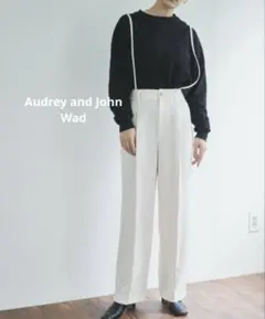 極美品❣️Audrey and John Wad ポケット付　ワイドパンツ