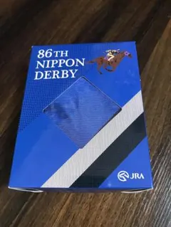【新品、未使用】第86回日本ダービー記念 ネクタイ ☆ ブルー、ネイビー系のサムネイル