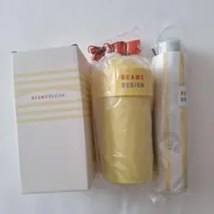 BEAMS DESIGN 折りたたみ傘 &ペットボトルホルダーセット