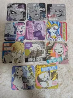僕のヒーローアカデミア 原画展 アートコースター 11点セット