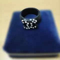 フラワーデザイン ブラックリング
