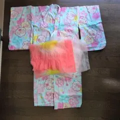 花柄浴衣 110サイズ