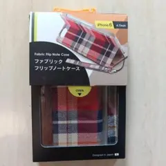 iPhone 6 ファブリックフリップノートケース