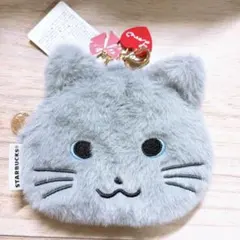 新品*スターバックス バレンタイン2026ファーポーチキャット