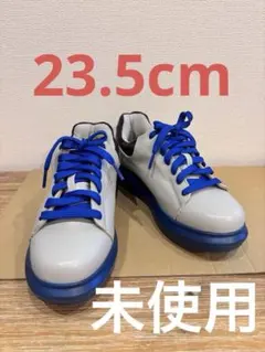 PERSON'S 厚底スニーカー グレー/青