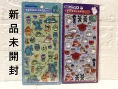 【新品未開封】ボンボンドロップシールディズニーモンスターズインクベイマックス2種