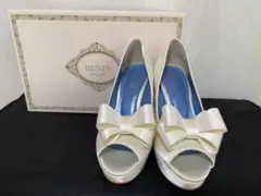 ベニル　BENIRオープントゥ　ウェディングシューズ