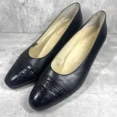 GIVENCHY レザーパンプス 黒 36 日本製722 - メルカリ