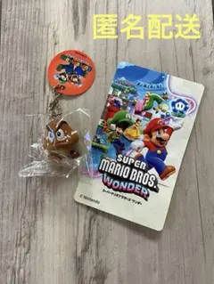 非売品　任天堂 スーパーマリオ クリボーキーホルダー　セブンイレブン限定シールのサムネイル