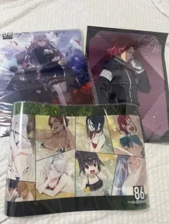 【未使用】86-エイティシックス- A3クリアポスター3枚セット