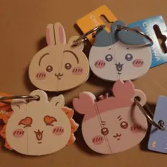 ちいかわダイカットメッセージカード　うさぎ　シーサー　ハチワレ　古本屋