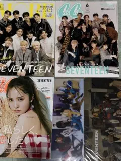 SEVENTEEN 雑誌セット MORE CanCam クリアファイル