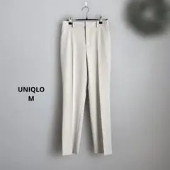 UNIQLO スマートアンクルパンツ　丈長め　ベージュ　M⚪︎438295