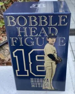 オリックスバファローズ宮城大弥投手ボブルヘッドフィギュア 背番号18