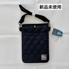 新品未使用プリンスコレクションブラックキルティング サコッシュ ショルダーバック