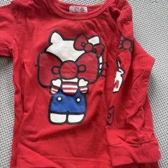 BABYDOLL HELLO KITTY Tシャツ 90サイズ レッド