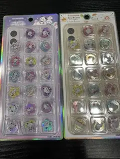 おはじきシール　だいふく　シマエナガ　もちぱん　キラコロ　もちもちパンダ