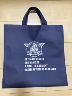 The REAL McCOY'S ネイビー ショップバッグ