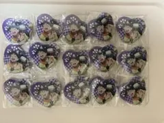 忍たま乱太郎 ナンジャタウン ハート缶バッジ　久々知兵助 15個