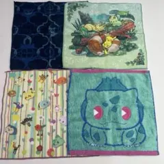 ポケモン / ハンカチ / 4枚セット