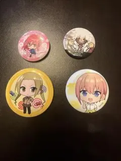 アイカツ！ 缶バッジセット 有希あいね と 音城セイラ と 新条ひなき
