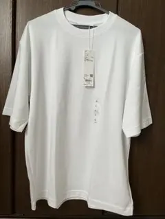 エアリズムコットンオーバーサイズTシャツ/5分袖