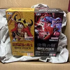 ONE PIECEカードゲーム 世界最強の戦士 決戦の刻 2種Boxセット - メルカリ