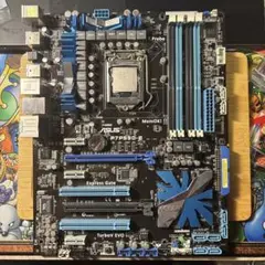 ASUS P7P55D-E マザーボード CPU付 本体のサムネイル