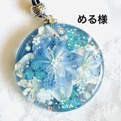 No.2084☆ハンドメイド☆三日月エキゾチックカラー☆フラワーレジン