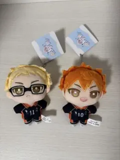 ぬいパル　ハイキュー 日向翔陽　月島蛍　ぬいぐるみ　キーホルダー　マスコット