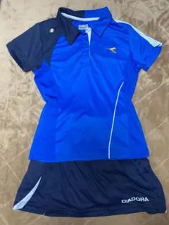 DIADORAテニスウエアセット ポロシャツ&スコートセット