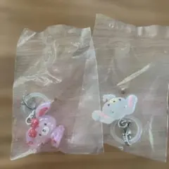 ゆるっとめじるしアクセサリー しろうさ ぼんぼんりぼん