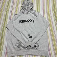 OUTDOOR PRODUCTS 迷彩ポケット フードパーカー